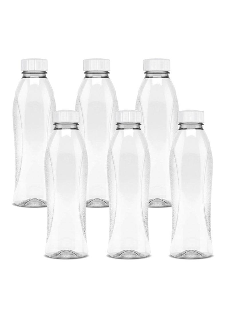 Milton 1000 Pet Bottle Set of 6, 1 litre, Grey