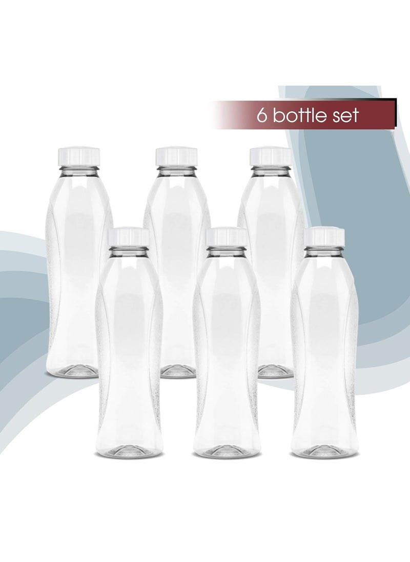 Milton 1000 Pet Bottle Set of 6, 1 litre, Grey