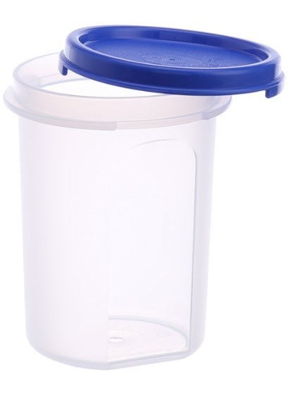 Tupperware MM Round Plastic Container Set for kitchen 440ml, Set of 4, Multicolour