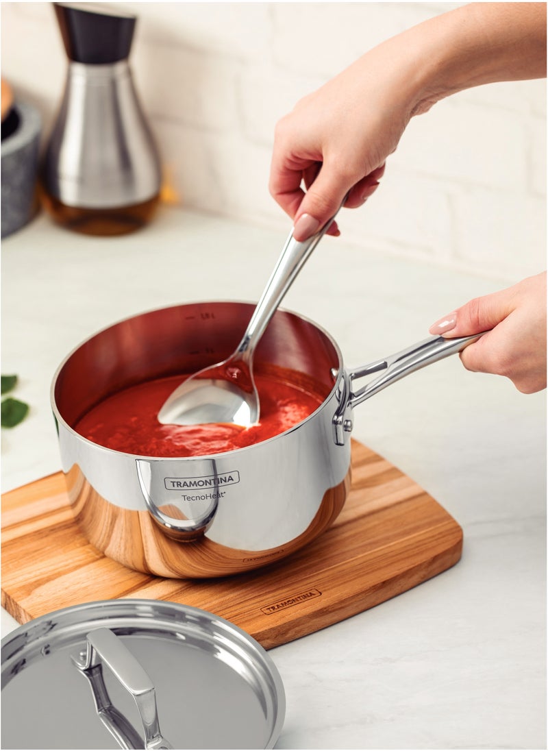 Since 1911, Made In Brazil - 7Pcs Grano Stainless Steel With Tri-Ply Body Cookware Set, 65140000