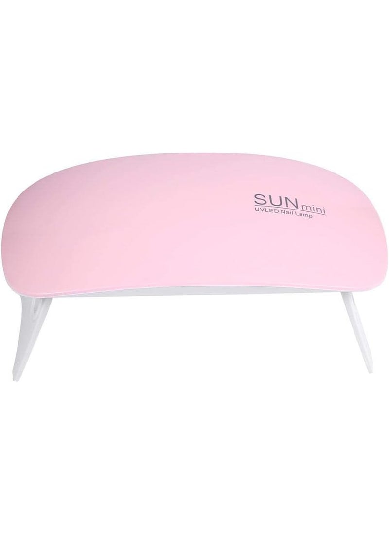 Mini Nail Lamp USB Nail Dryer Gel Nail Polish Art Tool 2 Colors Sun Mini Nail Dryer 6W Gel Polish Curing LED Lamp Portable Manicure Tool 02