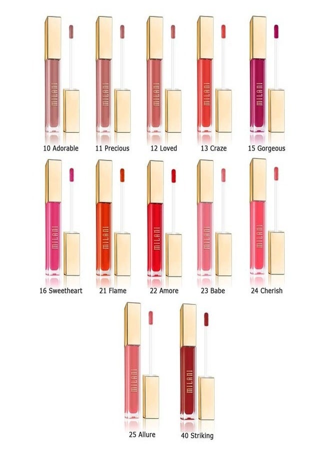 Milani Amore Matte Lip Crème, Shade 51 Vixen, 6g - Long-Lasting, Full Coverage Matte Liquid Lipstick