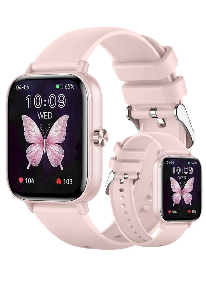 Men/Women Bluetooth Smartwatch, 1.83-Inch High Definition Large Screen Full Screen Touch, Ultra Thin Body, 100+ Sports Modes, Wireless Answering/Making Calls, Multi Dimensional Health Monitoring, Smart Bracelet RT i128
