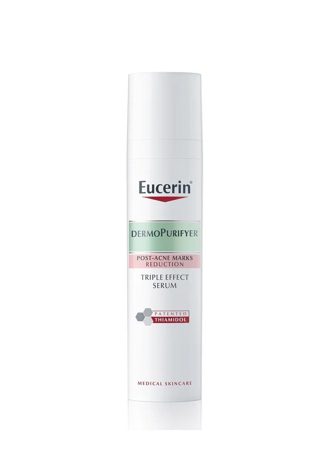 Eucerin DermoPurifyer Triple Effect Serum – Anti-Blemish & Dark Spot Corrector with Thiamidol, 40ml