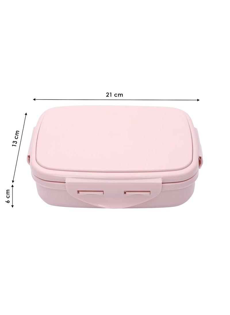 JAYPEE Stainless Steel Insulated Lunch Box Wavesteel Jr. Pink, 500 ml, Airtight Tiffin Box for School Kids |Spillproof with Silicon Seal |Food Grade | BPA Free