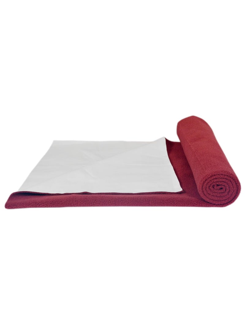 Trance Water Proof Bed Dry Sheets for Kids | Baby Bed Protectors | Mattress Protectors for New Born Children | Bedsheet Cover Mats for Wet (198x182 cm, King, Maroon)