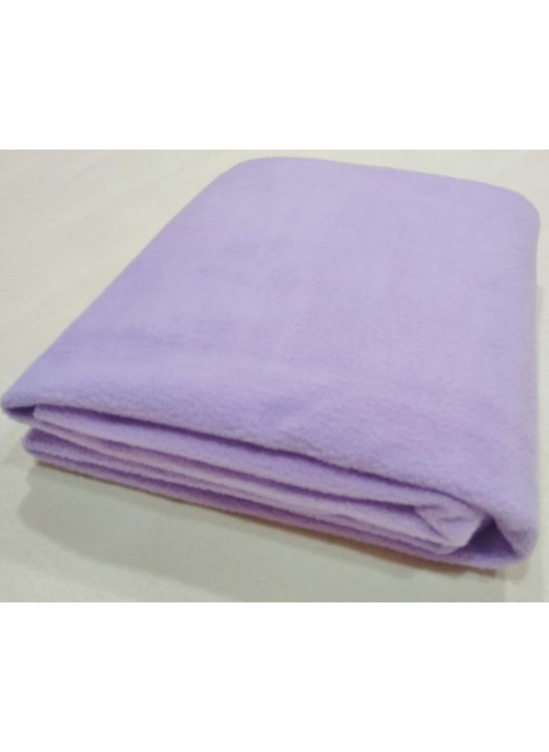 Trance Dry Sheet for Baby Bed Protector Waterproof Absorbent and Soft (198x182 Cm, King, Purple)