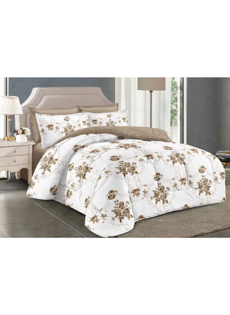 King Sheets Set - Hotel Luxury Feel 6-Piece Bed Set, Wrinkle & Fade Resistant, Sheet & Pillow Case Set King Size (4 Pillowcases,1 Duvet Cover & 1 Fitted Sheet) Multicolor