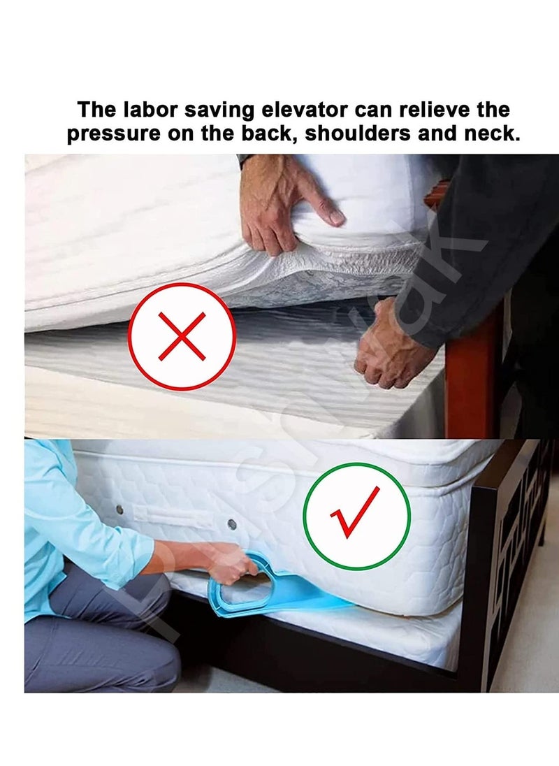 Mattress Lifter Tool 2 in 1 Bedsheet Tucker Tool/Stand Bed Lifter Helps Lift and Hold Mattress Wedge Elevator Tool Bed Making Tool Bed Tucker Tool(Pack of 2)
