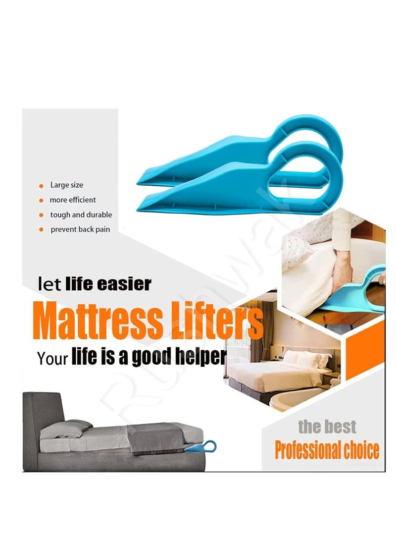 Mattress Lifter Tool 2 in 1 Bedsheet Tucker Tool/Stand Bed Lifter Helps Lift and Hold Mattress Wedge Elevator Tool Bed Making Tool Bed Tucker Tool(Pack of 2)