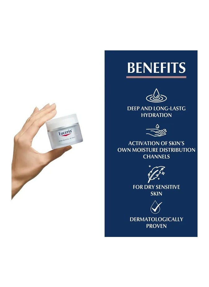 Eucerin Aquaporin Active Rich Moisturising Cream for Dry Skin, 50ml