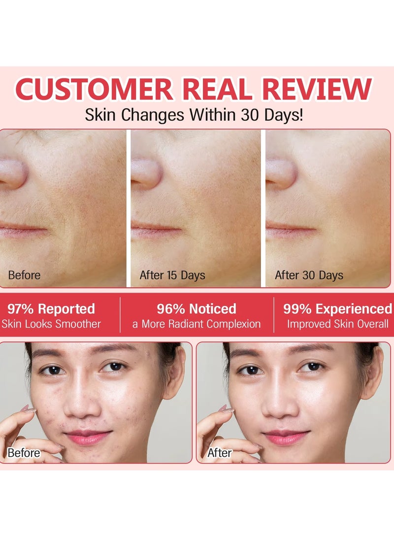 100ml Collagen Jelly Cream with Freeze Dried Hydrolyzed Collagen Long Lasting Hydration Elasticity Barrier Lifted Skin Look Anti Wrinkle Firming Gel Moisturizer Skin Treatment Cream