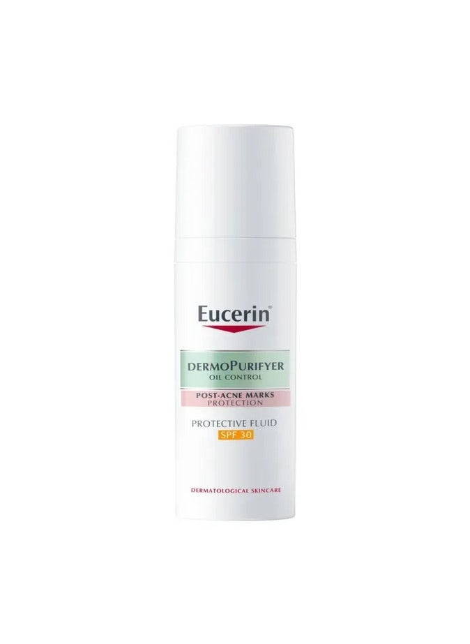 Eucerin DermoPurifyer SPF 30 Protective Fluid for Post-Acne Marks, 50ml