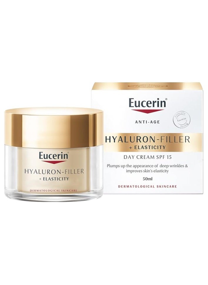 Eucerin Hyaluron-Filler + Elasticity Anti-Wrinkle Day Cream, 50ml