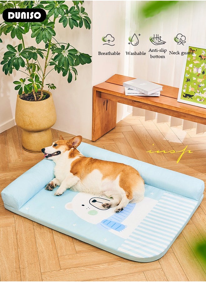 Pet Bed for Cats, Small, Medium Dogs With Nonskid Bottom, Washable All-season Pet Sofa Bed for Indoor, Outdoor, Outside Sleep Sleeping Puppy, Kitten, Pet