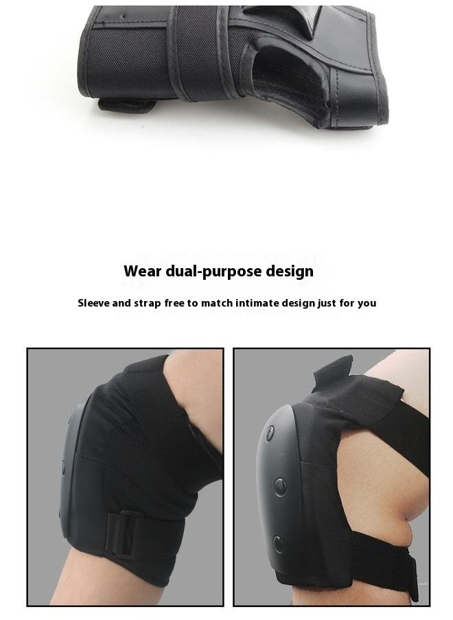 Multi Sports Protective Gear Set Skiing Skating Extreme Skateboarding Pads Wrist Guards Set Man Woman M 40‑65Kg