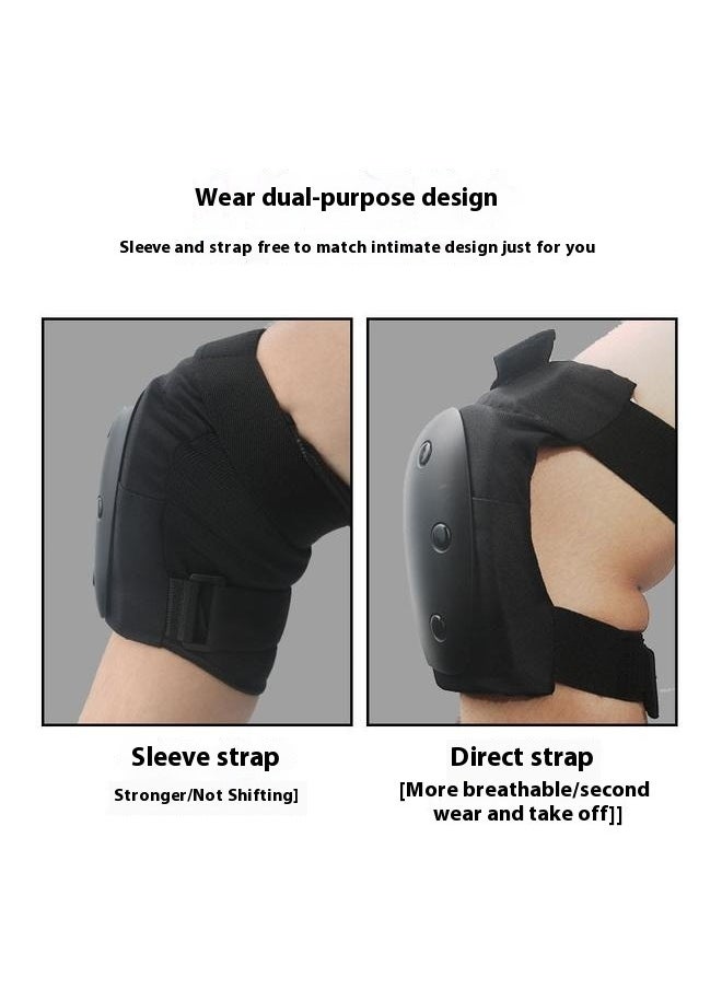 Multi Sports Protective Gear Set Skiing Skating Extreme Skateboarding Pads Wrist Guards Set Man Woman M 40‑65Kg