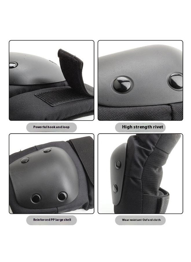 Multi Sports Protective Gear Set Skiing Skating Extreme Skateboarding Pads Wrist Guards Set Man Woman M 40‑65Kg