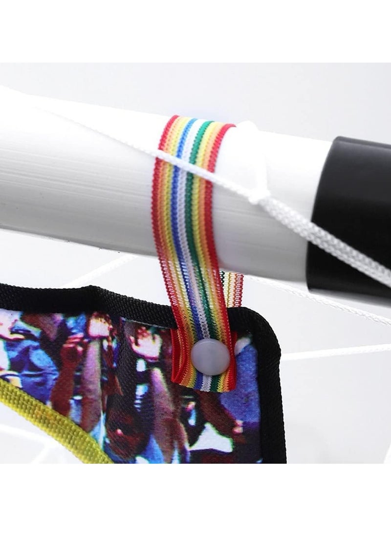 Kids Soccer Goal Net - 47'' x 32'' Football Net - Football Target Net for Kids - Soccer Goals for Backyard - 1 Packs Kids Soccer Balls and Pump - Kids Soccer Nets for Backyard Soccer Set