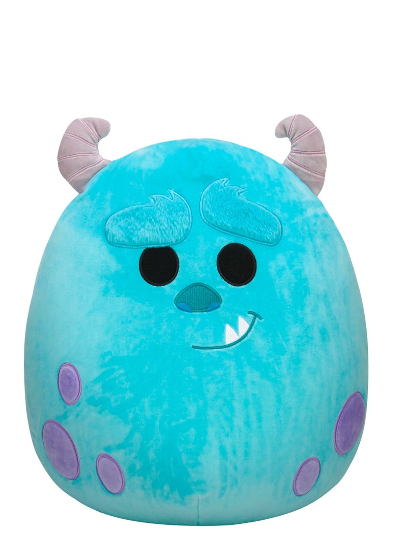 Squishmallows Orignal Pixar 14-Inch Sulley Plush - Add Sulley to your Squad, Ultrasoft Stuffed Animal Large Plush Toy, Blue