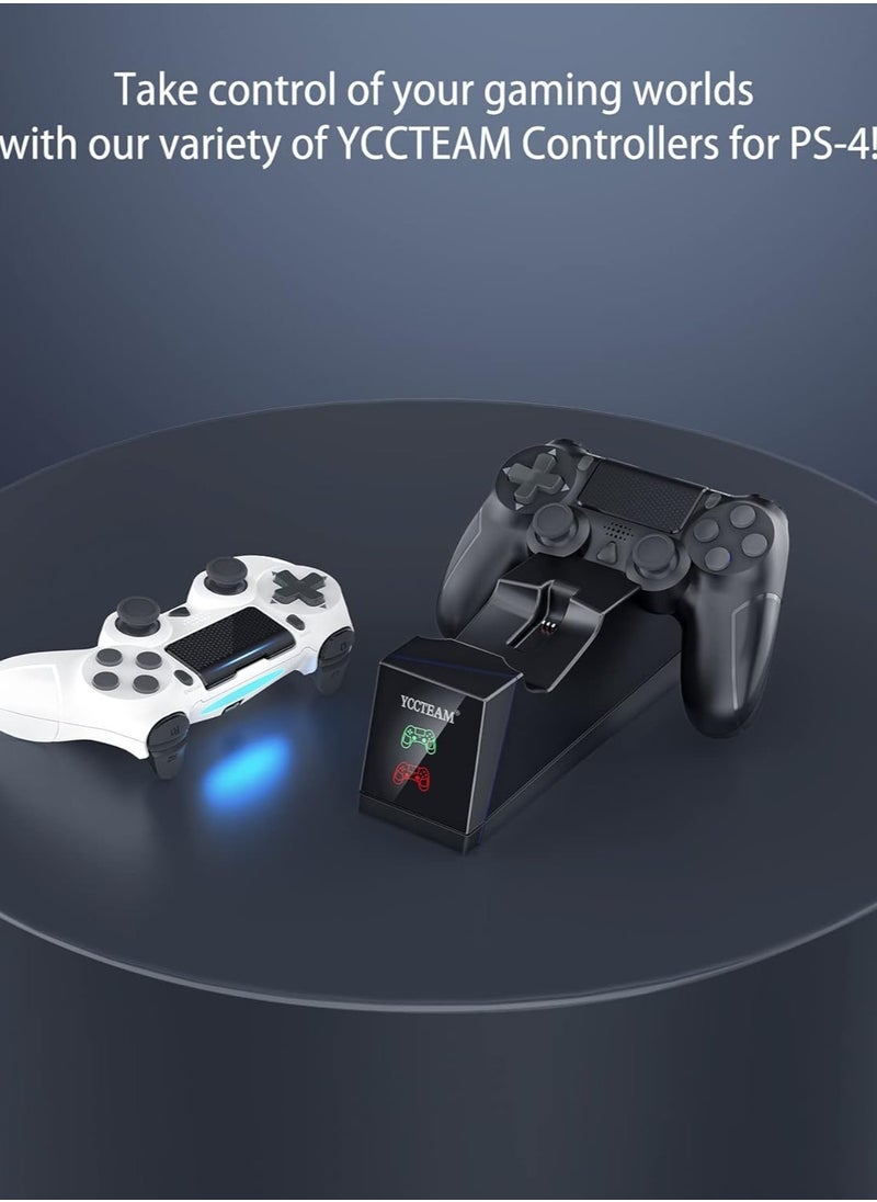 Duelshock Wireless Controller for PStation 4/Slim/Pro, Bluetooth Game Joystick Remote - Black