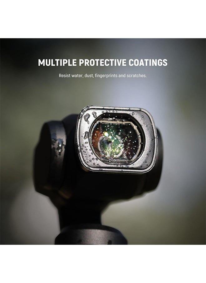 NEEWER 2X Macro Lens for Pocket 3, Magnetic Close Up Macro Photography Lens, 3 Elements in 3 Groups Multicoated HD Optical Glass, Compatible with DJI Osmo Pocket 3, Do Not Stack Filters, LS-64
