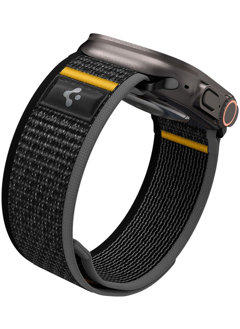 Athlex Air Apple Watch Band for Apple Watch Ultra 2/1 49mm, Series 10 46mm, 9/8/7 45mm, SE2/SE/6/5/4 44mm, 3/2/1 42mm Adjustable Loop Band Strap - Active Black