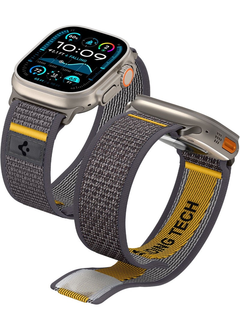 Athlex Air Apple Watch Band for Apple Watch Ultra 2/1 49mm, Series 10 46mm, 9/8/7 45mm, SE2/SE/6/5/4 44mm, 3/2/1 42mm Adjustable Loop Band Strap - Active Gray