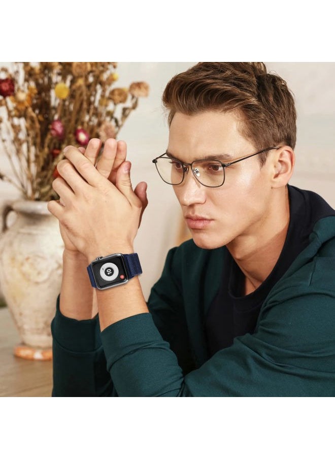 HILIMINY 10 Pack Stretchy Solo Loop Bands Compatible With Apple Watch 38mm 40mm 41mm, Elastic Nylon Sport Straps for iWatch SE Series 9 8 7 6 5 4 3 2 1, Braided No Buckles Men Women Wristband, B XXS