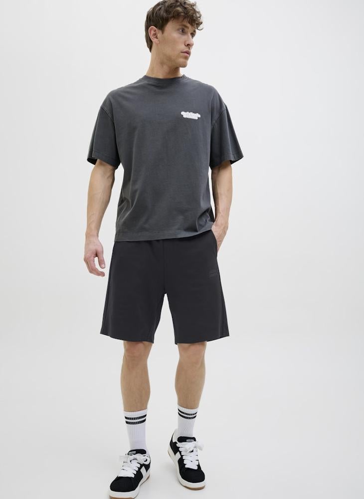Jpstkane Drawstring Graphic Print Shorts