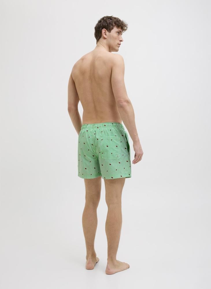 Jpstmaui Jjswim Mini Stripe Shorts