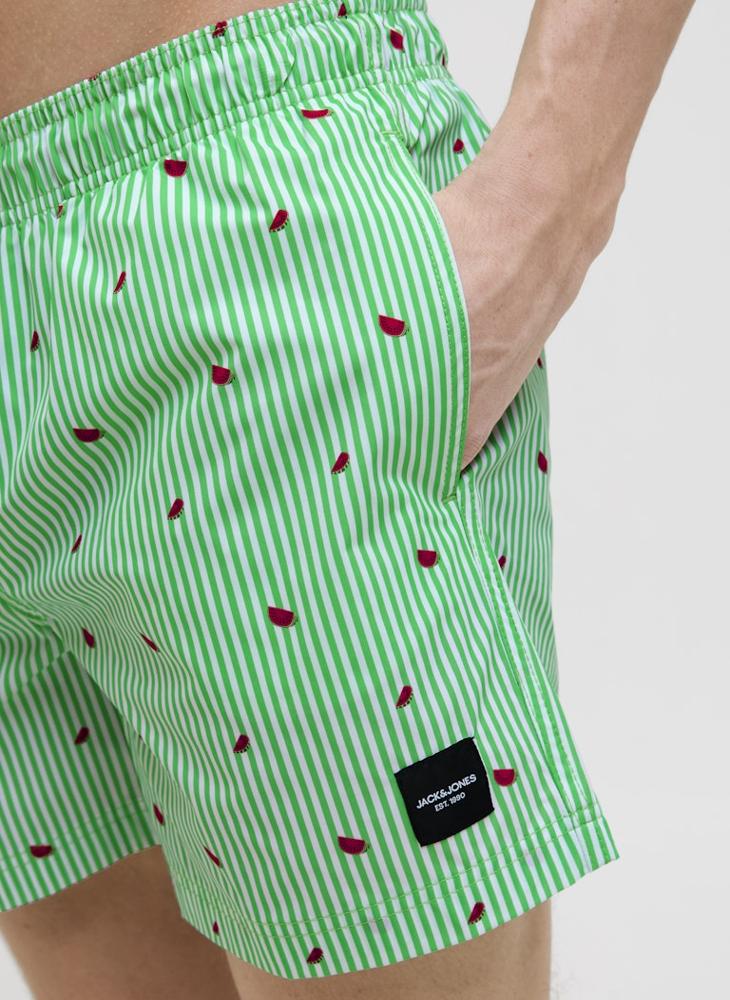 Jpstmaui Jjswim Mini Stripe Shorts