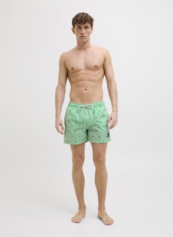 Jpstmaui Jjswim Mini Stripe Shorts