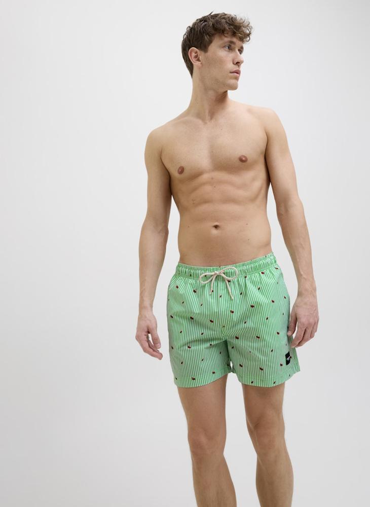 Jpstmaui Jjswim Mini Stripe Shorts