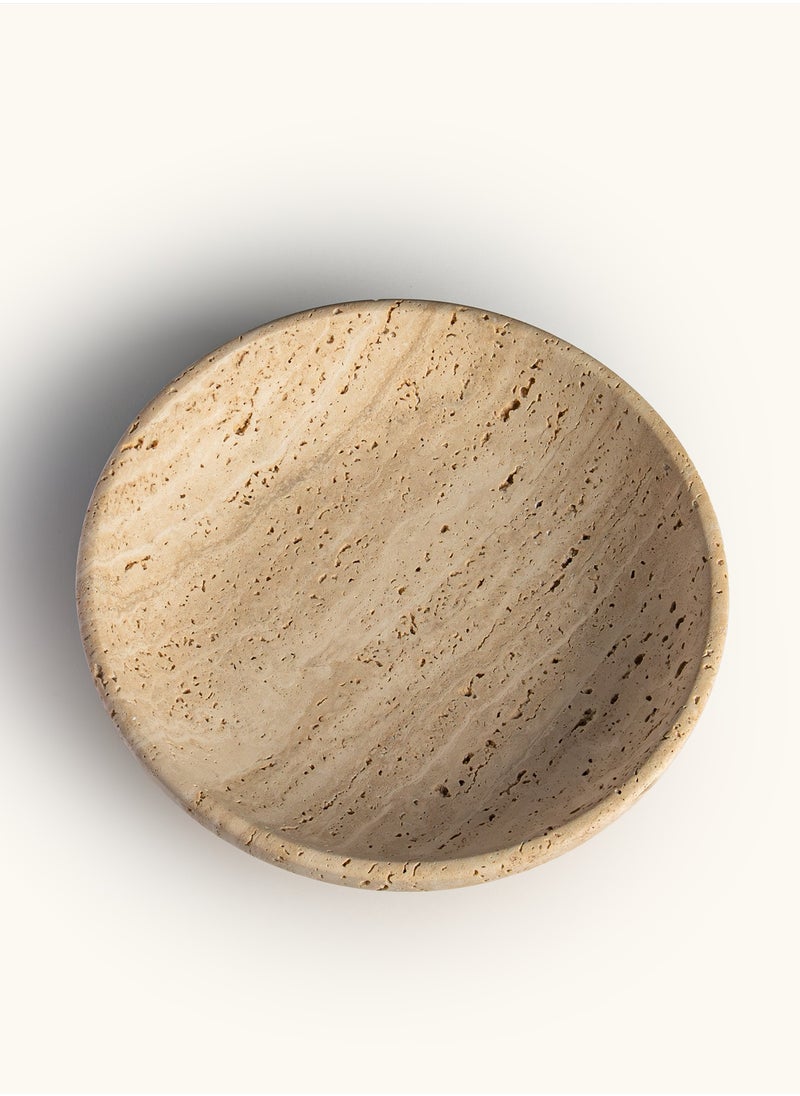 Travertine Center Piece Bowl