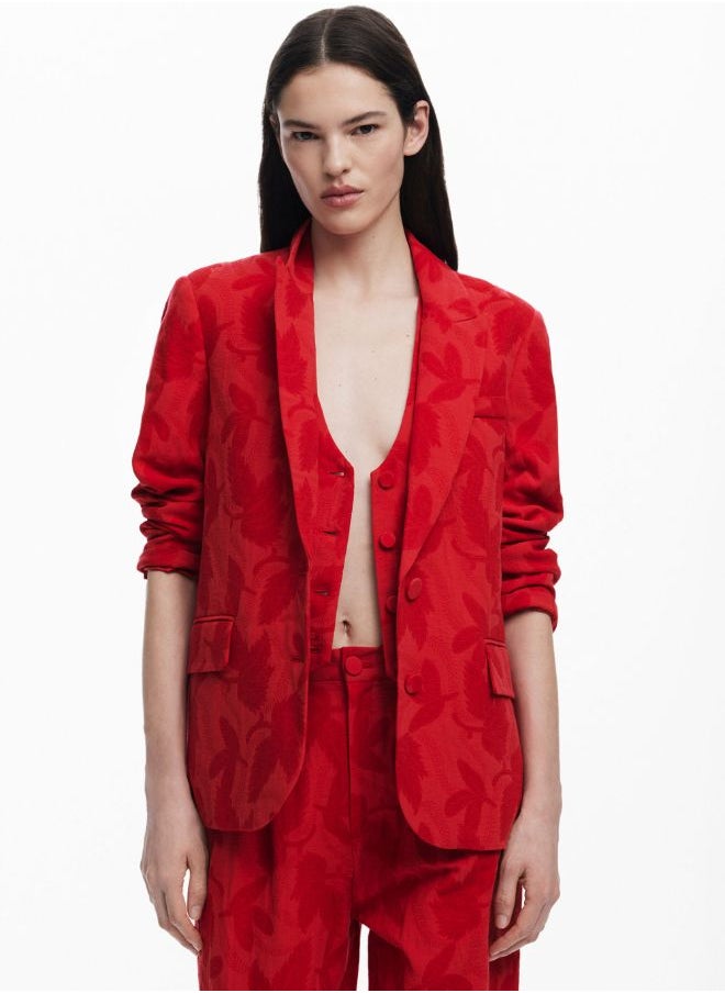 Contrast Blazer