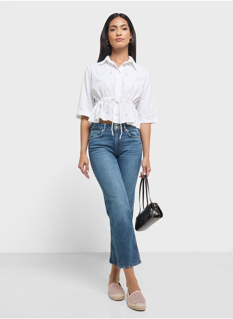 Barnet Cottom Striped Shirt