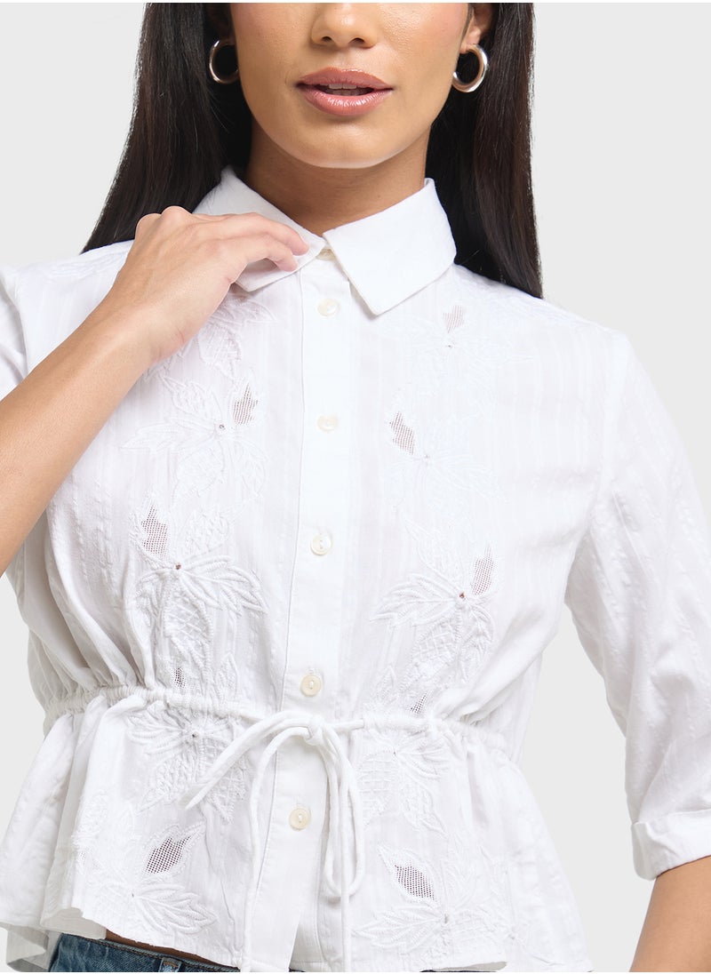Barnet Cottom Striped Shirt