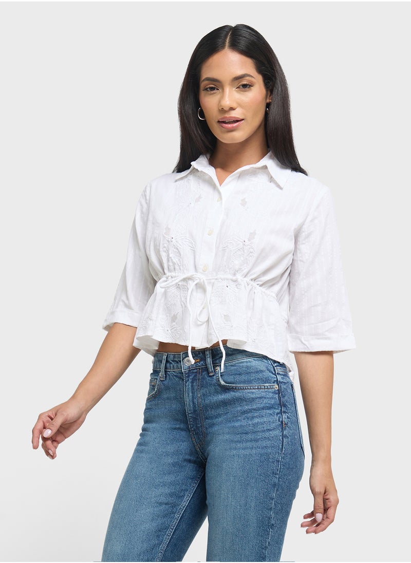 Barnet Cottom Striped Shirt