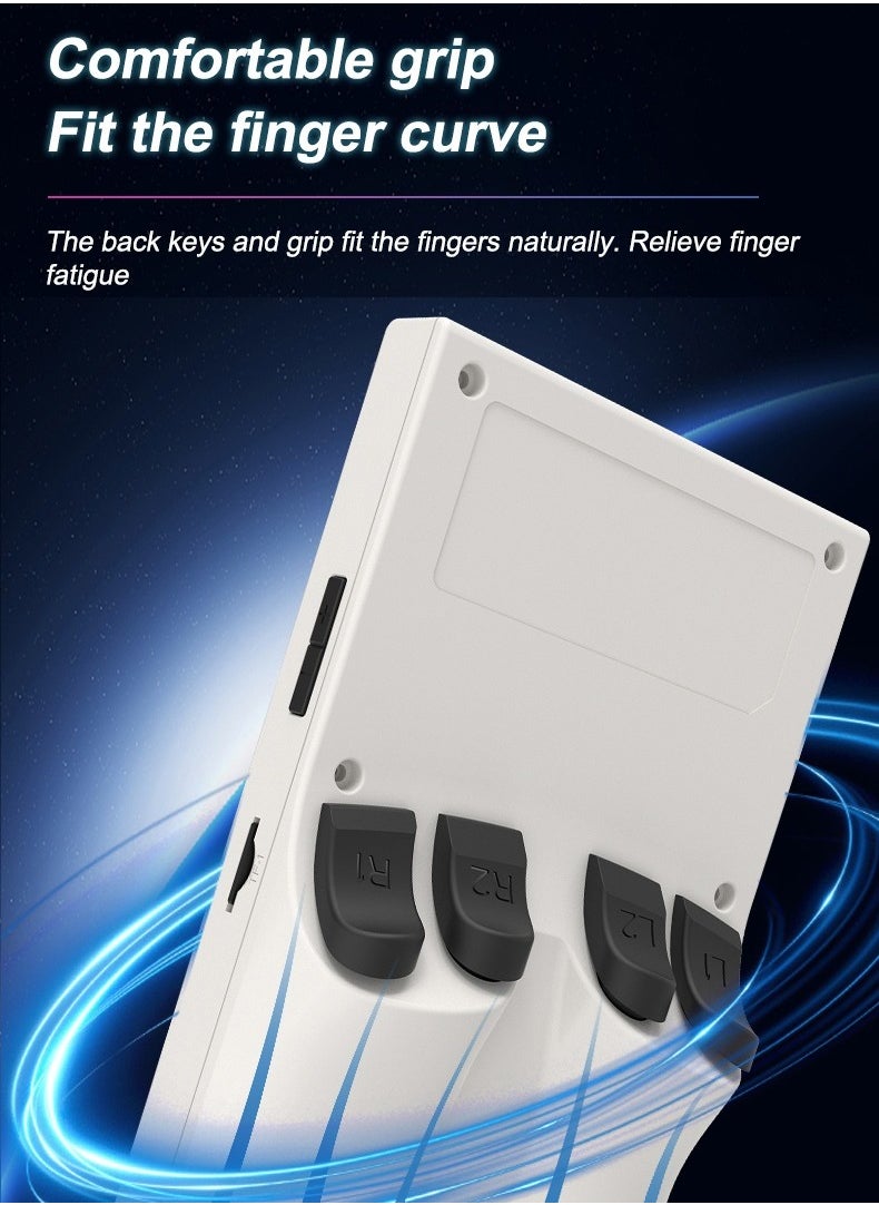 Handheld Game Console R36 MAX Rk3326 Android 13 4-inch IPS MIPI screen 4000mAh 5G WIFI Bluetooth Retro Video Players (Black 128