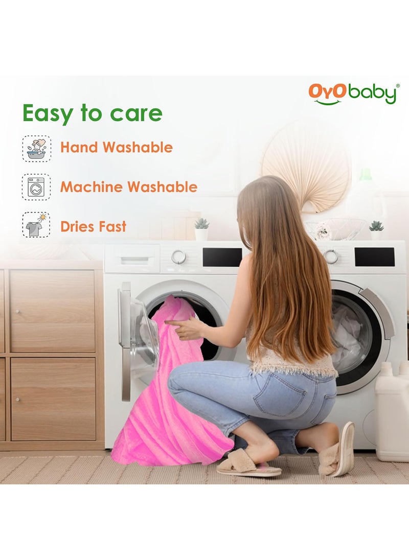 OYO BABY - Baby Dry Sheet for New Born Babies | Infant Waterproof Bed Protector Sheet for Baby | Mattress Pads (Single Bed-(72
