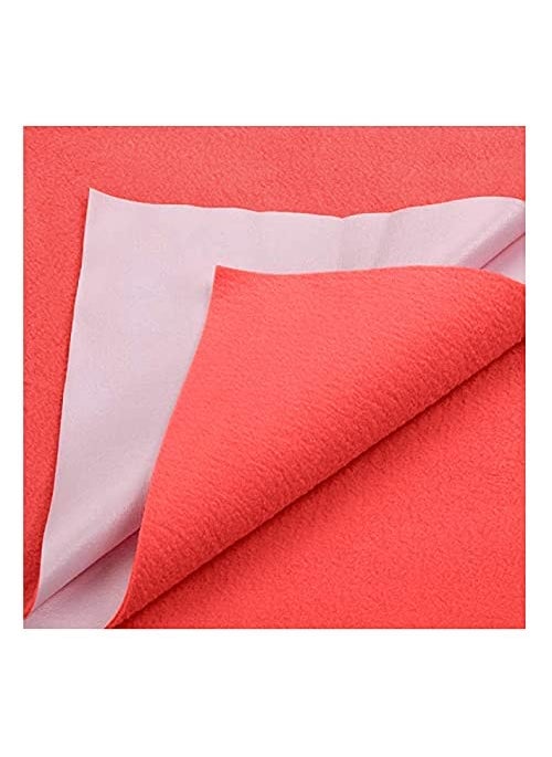 Trance Water Proof Bed Dry Sheets for Kids | Baby Bed Protectors | Mattress Protectors for New Born Children | Bedsheet Cover Mats for Wet (140x100 cm, Large,Coral)