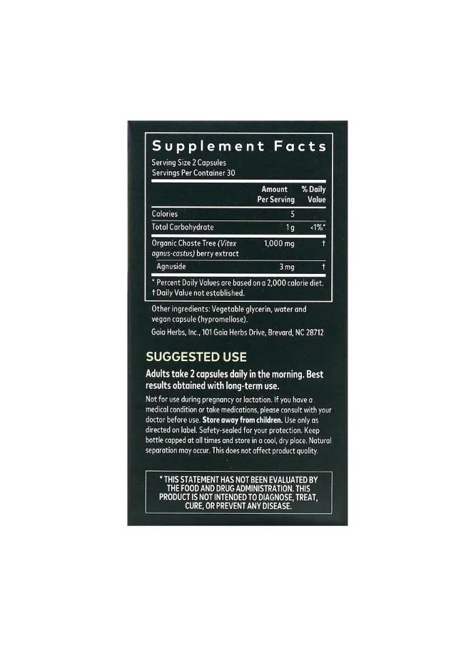 Vitex Berry for Women 60 Vegan Liquid Phyto Caps