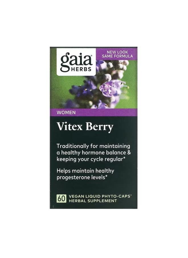 Vitex Berry for Women 60 Vegan Liquid Phyto Caps