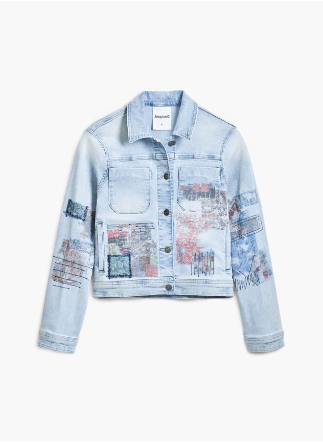 Denim Jacket With Patches
