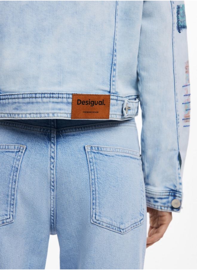 Denim Jacket With Patches