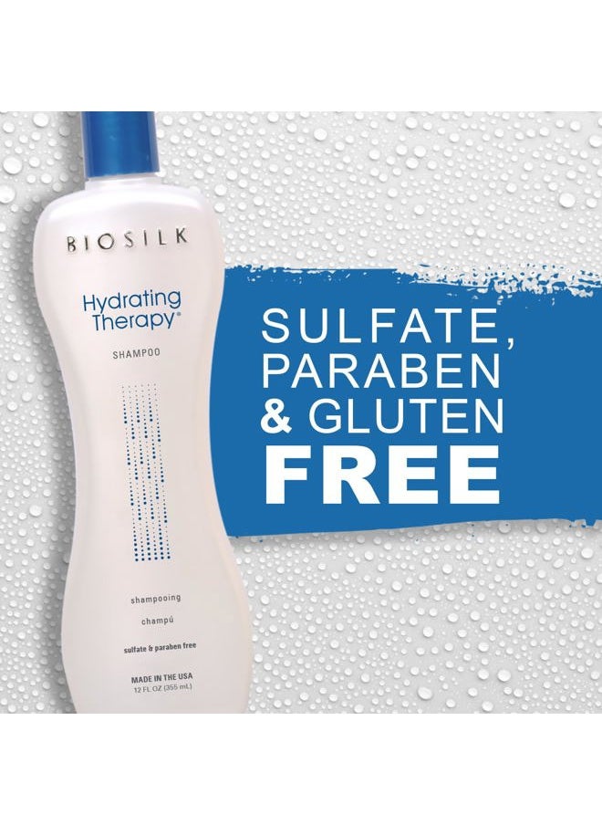 Hydrating Shampoo, Replenishes Hair Moisture For Strong, Smooth Hair, Sulfate, Paraben, & Cruelty-Free, 12 Oz