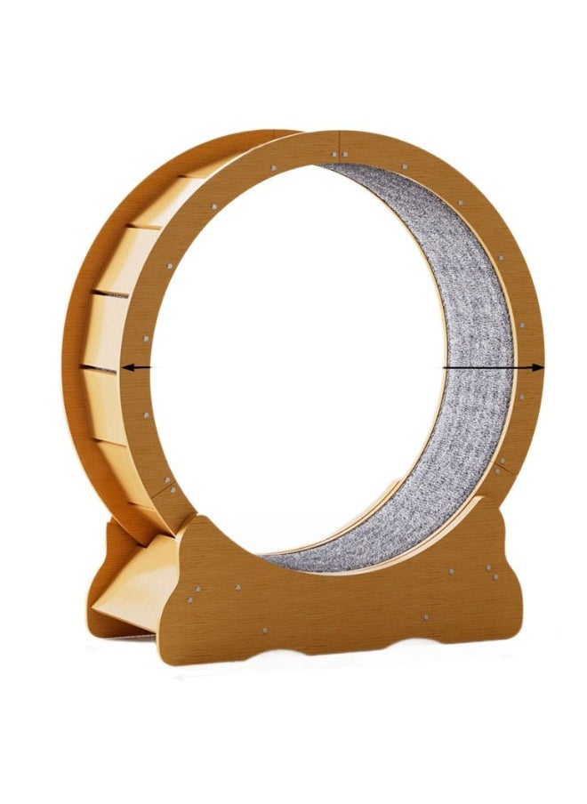 Cat Exercise Wheel for Indoor Cat, Cat Running Wheel with Carpeted Runway, Cat Sport Treadmill Wheel for Longer Life, Fitness Weight Loss Device