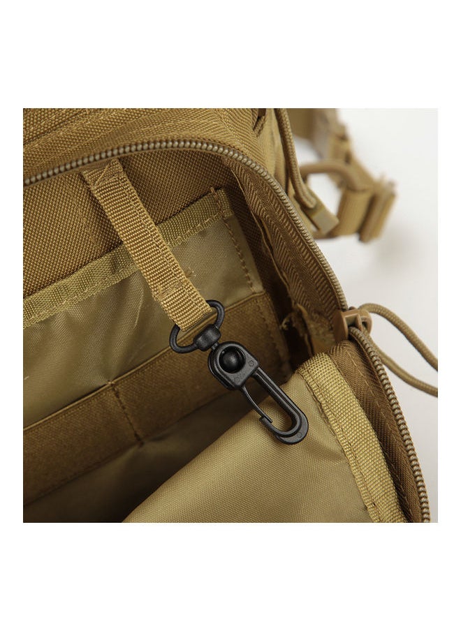 Trekking Bag Sport Backpack Shoulder Chest Bag Pouch Outdoor Travel Hiking for Men Women Yellow 29.00*5.00*28.00cm