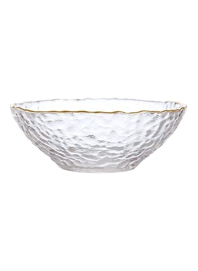 Ice Flower Salad Bowl White/Gold 700ml